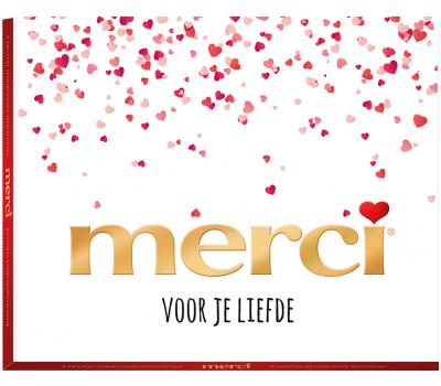 merci voor je liefde - merci Finest Selection Assorted chocolade bonbons - 250g