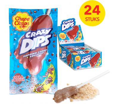 Chupa Chups Crazy Dips - Cola - 24 stuks