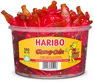 Haribo Kers-Cola - 150 stuks - 1350g