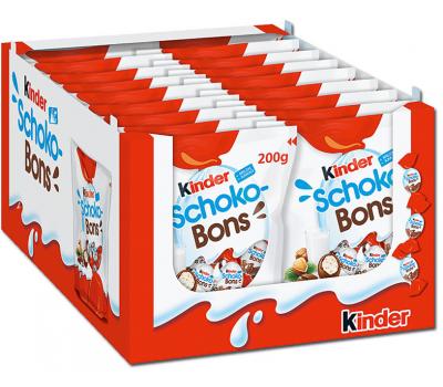 Kinder Schokobons melkchocolade - 200g x 18