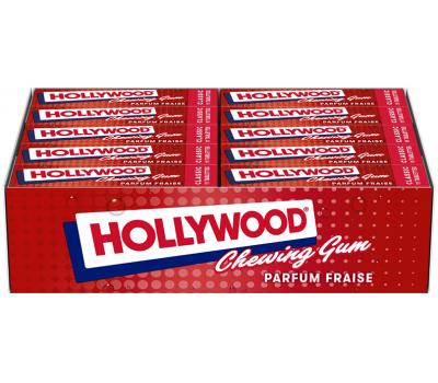 Hollywood kauwgom - Strawberry - 31g x20 