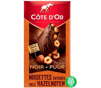 Côte d'Or chocoladereep - puur hele noten - 180g