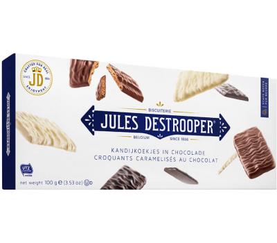 Jules Destrooper Kandijkoekjes in chocolade - 100g
