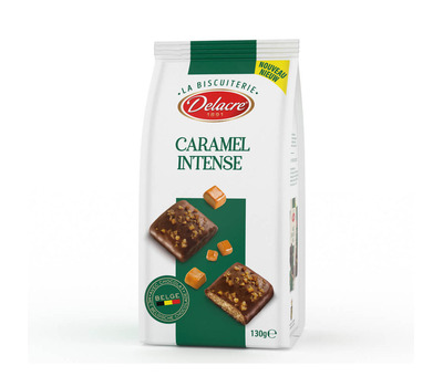 Delacre Caramel Intense - chocoladekoekjes met karamel - 130g