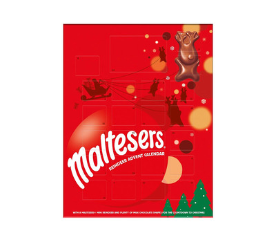Maltesers chocolade adventskalender - tel af tot Kerst - 108g