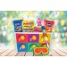 Piñata partybox communie / verjaardag / feest - chips, snoep & piñata set van twee - 2200g