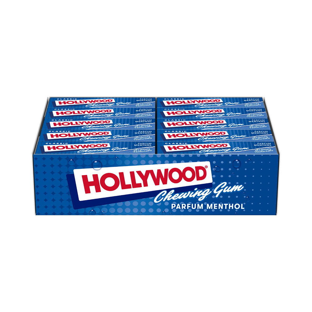Hollywood kauwgom - menthol - 31g x 20