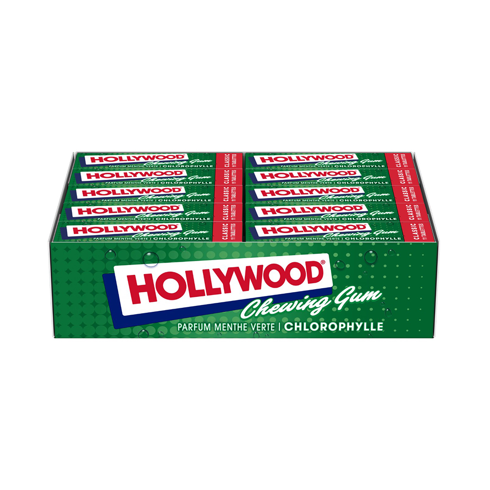 Hollywood kauwgom - Chlorophylle - 31g x 20
