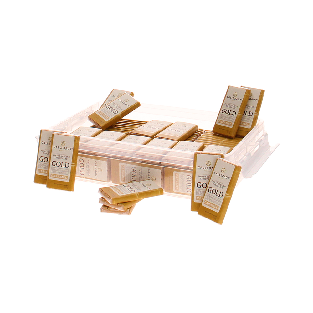 Callebaut Napolitains - gold karamel - 75 stuks - 1012,5g 
