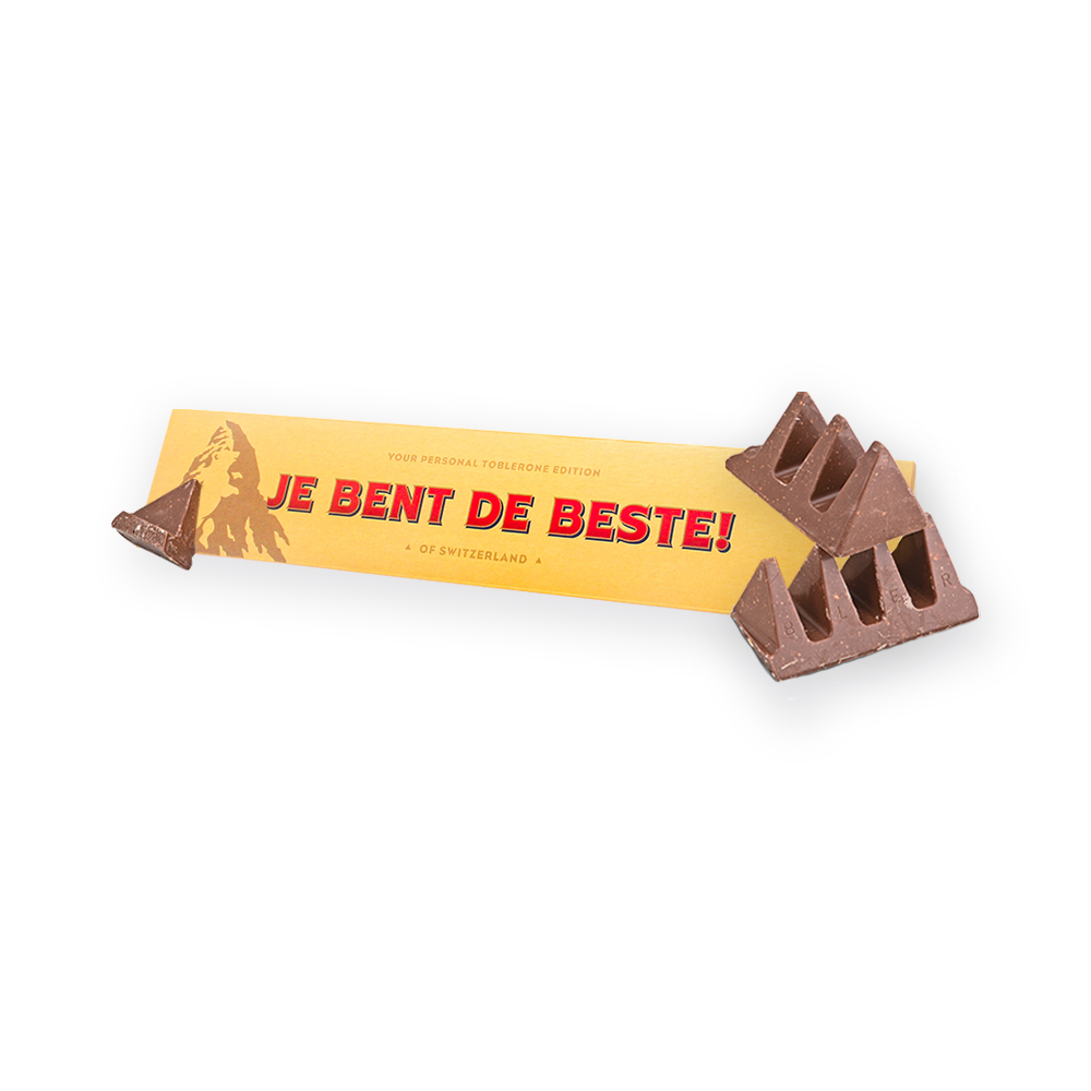 Toblerone Chocolade Cadeau - 'Je bent de beste!' - 360g