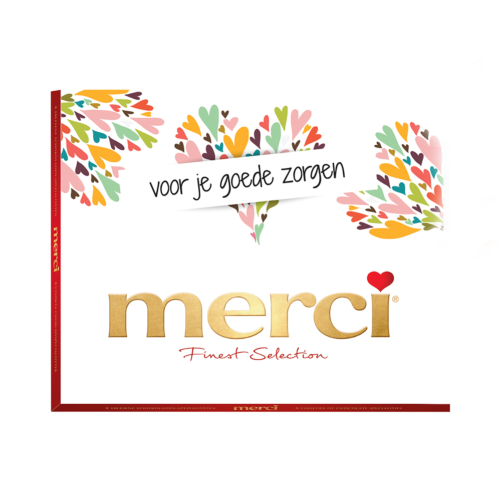 merci voor je goede zorgen - merci Finest Selection Assorted chocolade bonbons - 250g