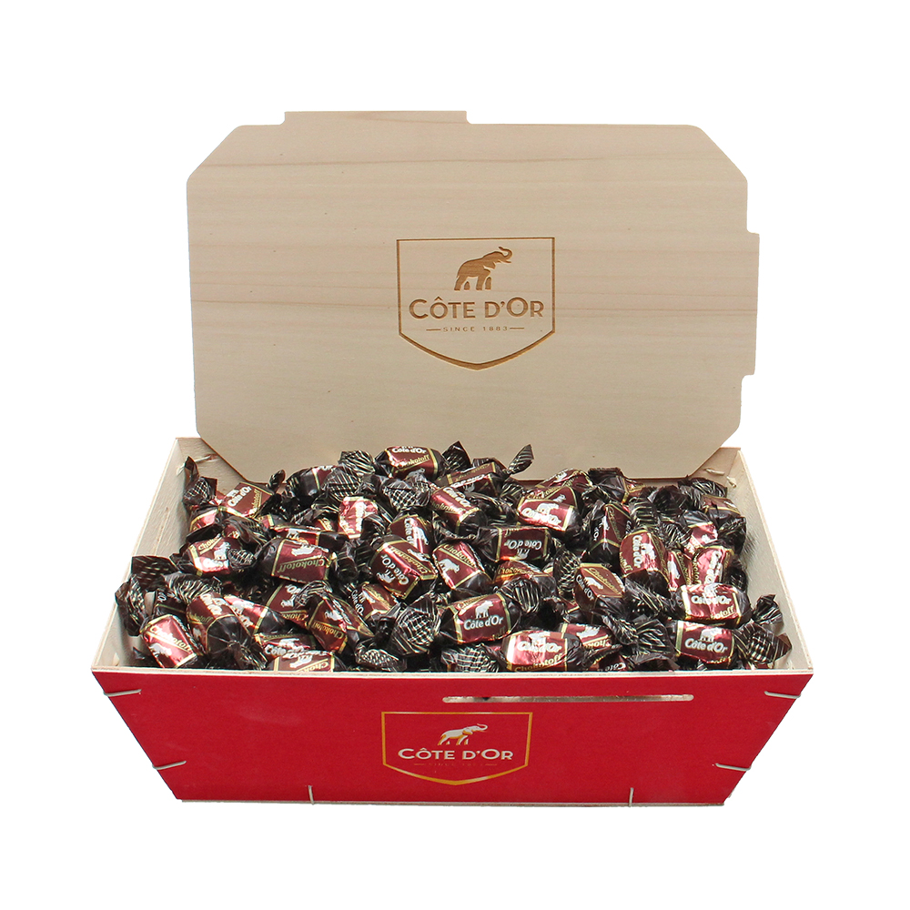 Côte d'Or houten kistje Chokotoff - chocoladecadeau - 1500g