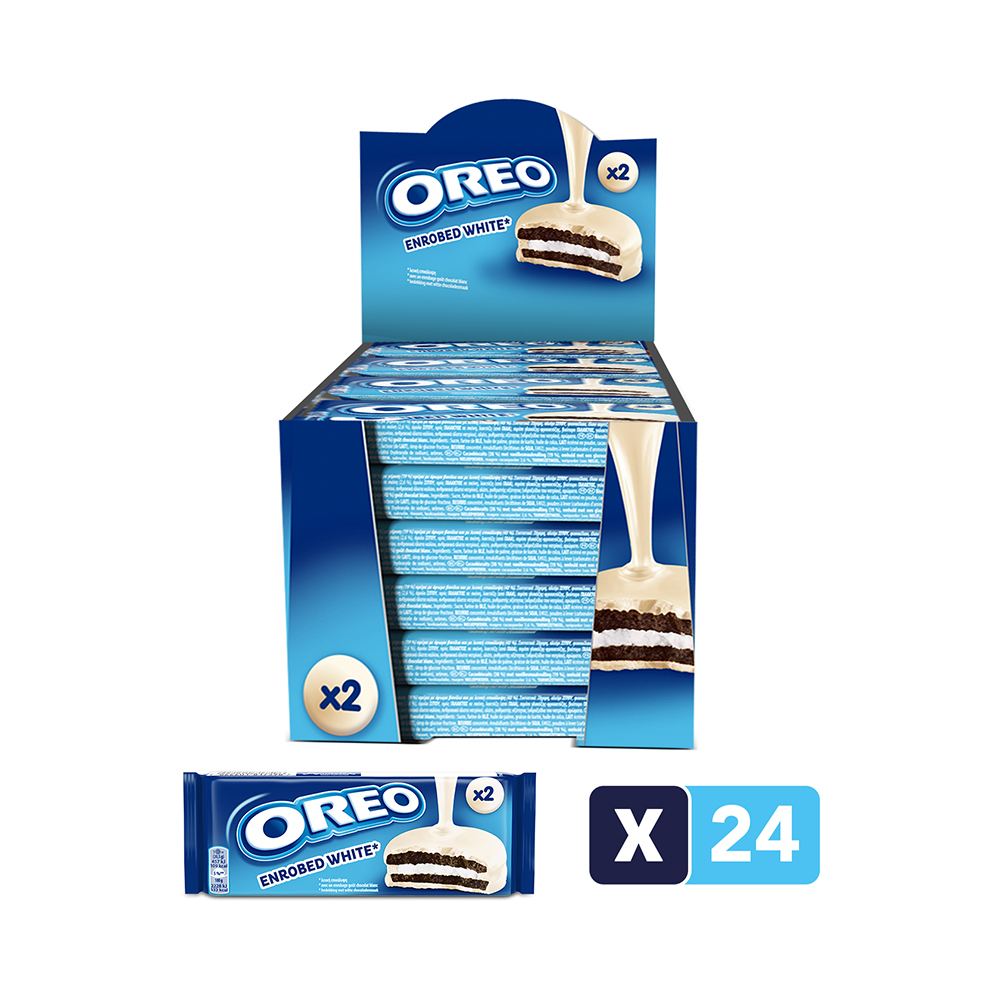 Oreo enrobed white chocolate - 41g x 24