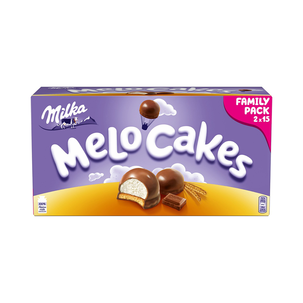 Milka Melo Cakes 30-Pack - 500g