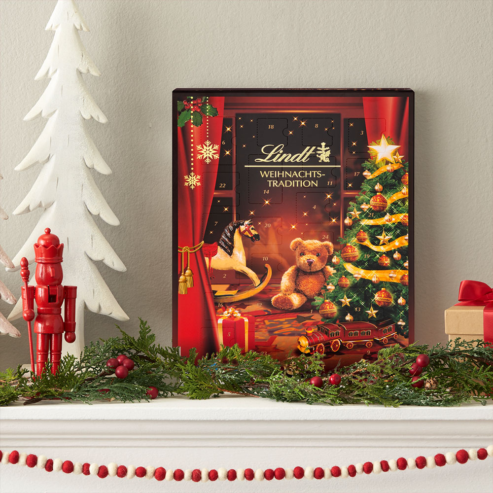 Lindt 'Teddy Tradition' chocolade Adventskalender - 253g 6