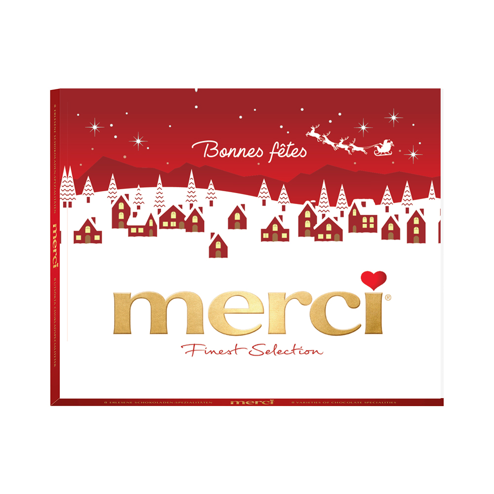 merci bonnes fêtes - merci Finest Selection Assorted - bonbons de chocolat - 250g